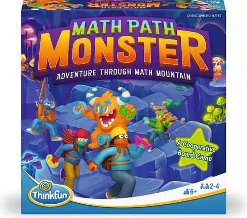 Book Subtiled Math Path Math Path Monster Game | Educational Addition & Subtraction Board Game ...