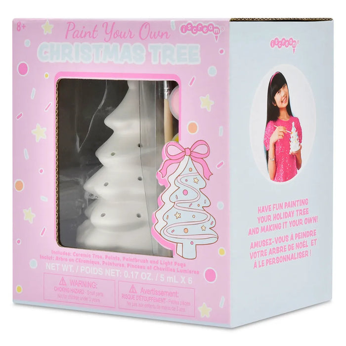 Iscream Kids Paint Your Own Christmas Tree with Lights
