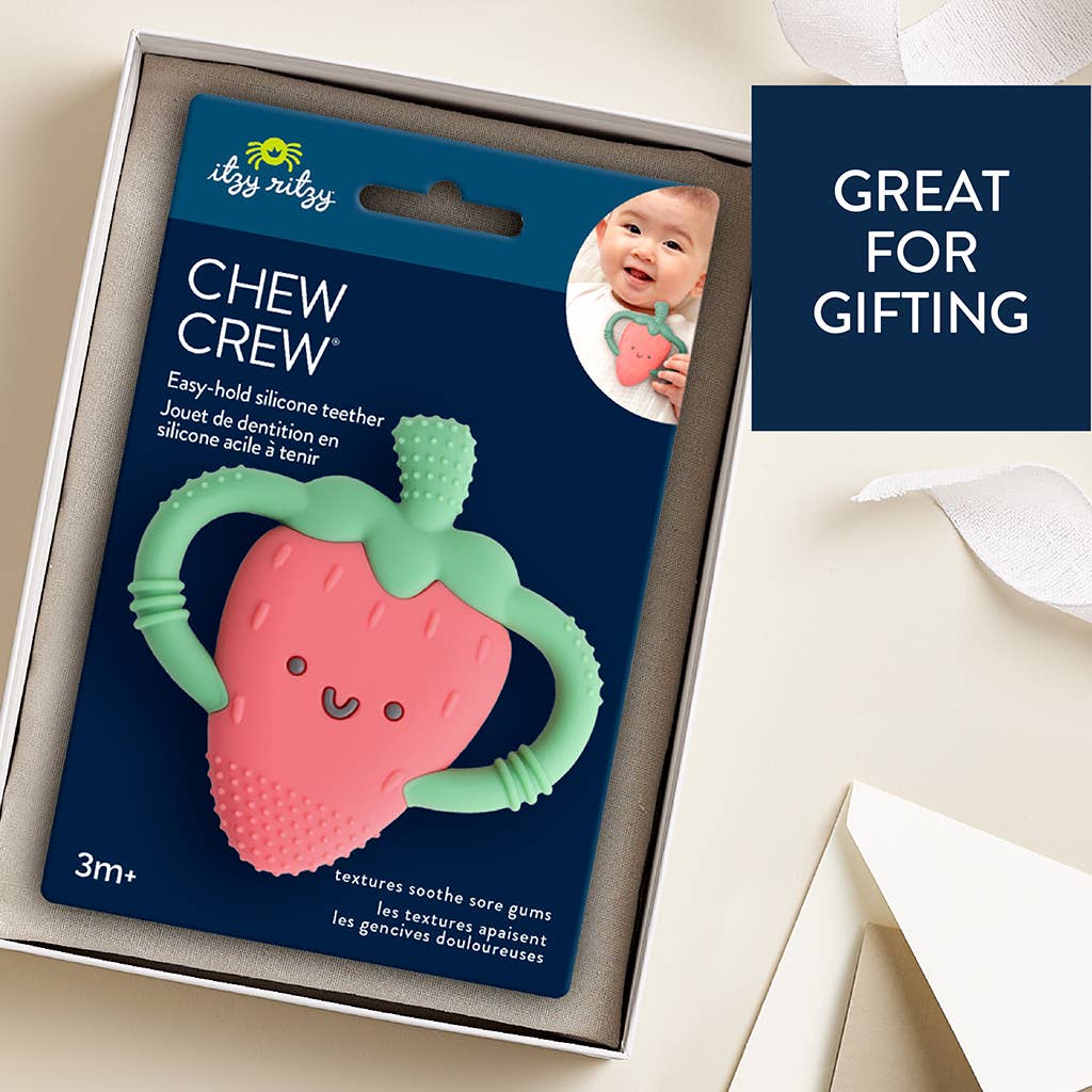 Strawberry Chew Crew Infant Teether