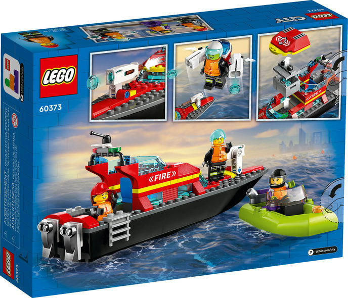 LEGO City Fire Rescue Boat 60373