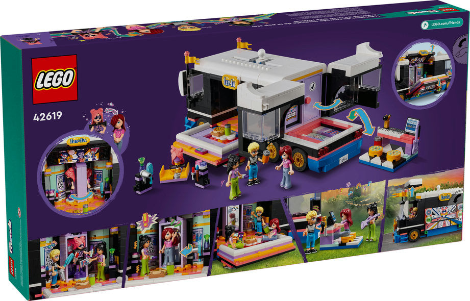 LEGO 42619 Pop Star Music Tour Bus