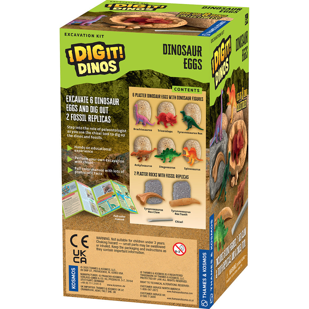 Thames & Kosmos I Dig It! Dinos Dinosaur Eggs 8-Pack Kit