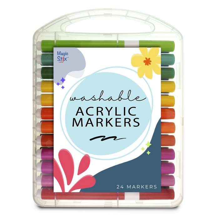 The Pencil Grip Magic Stix Washable Acrylic 24-Pack Markers