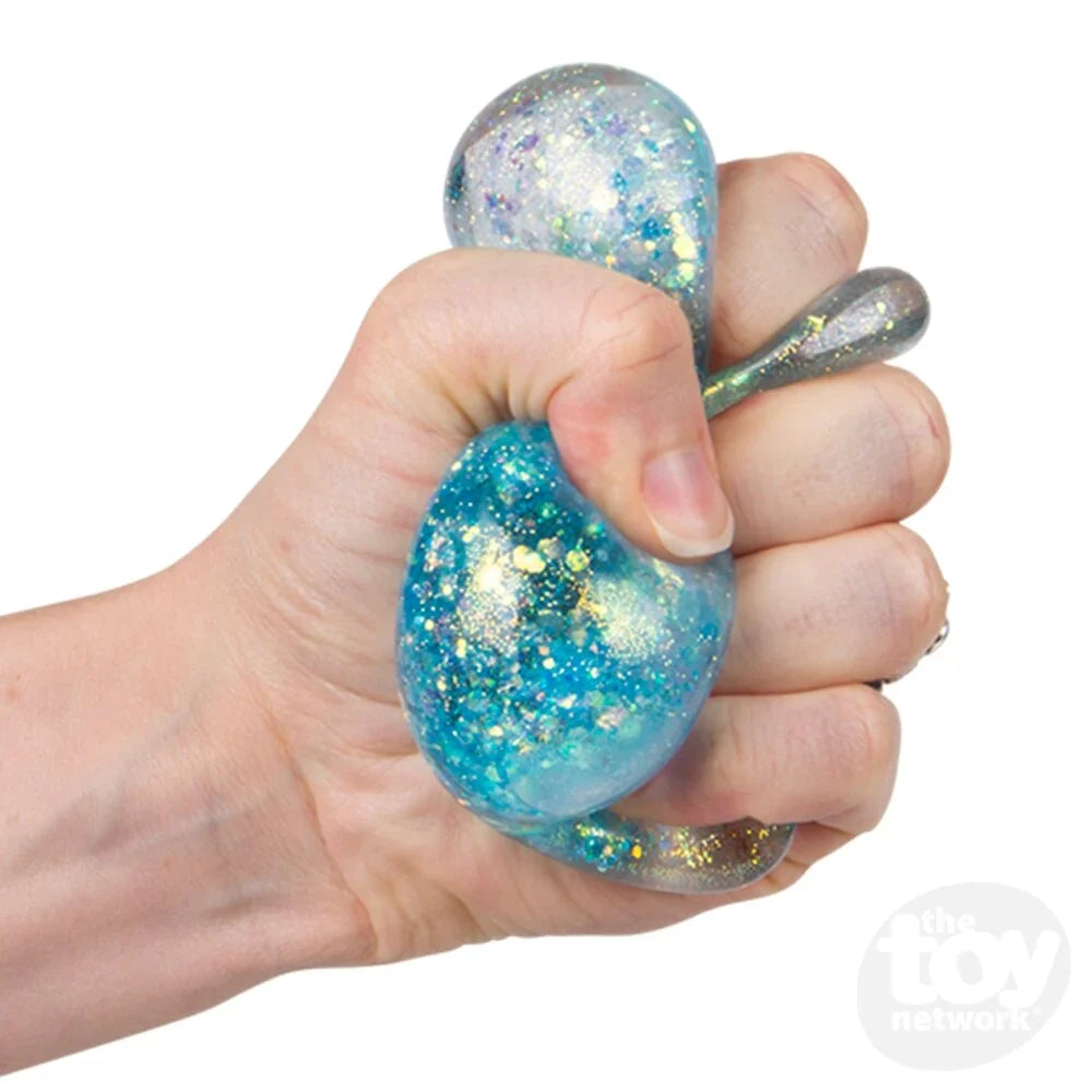 Toy Network 2-Inch Squeezy Sugar Cube Glitter Sensory Fidget