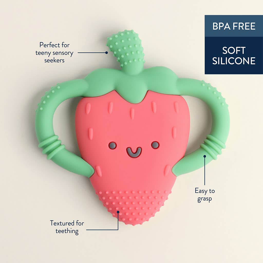 Strawberry Chew Crew Infant Teether