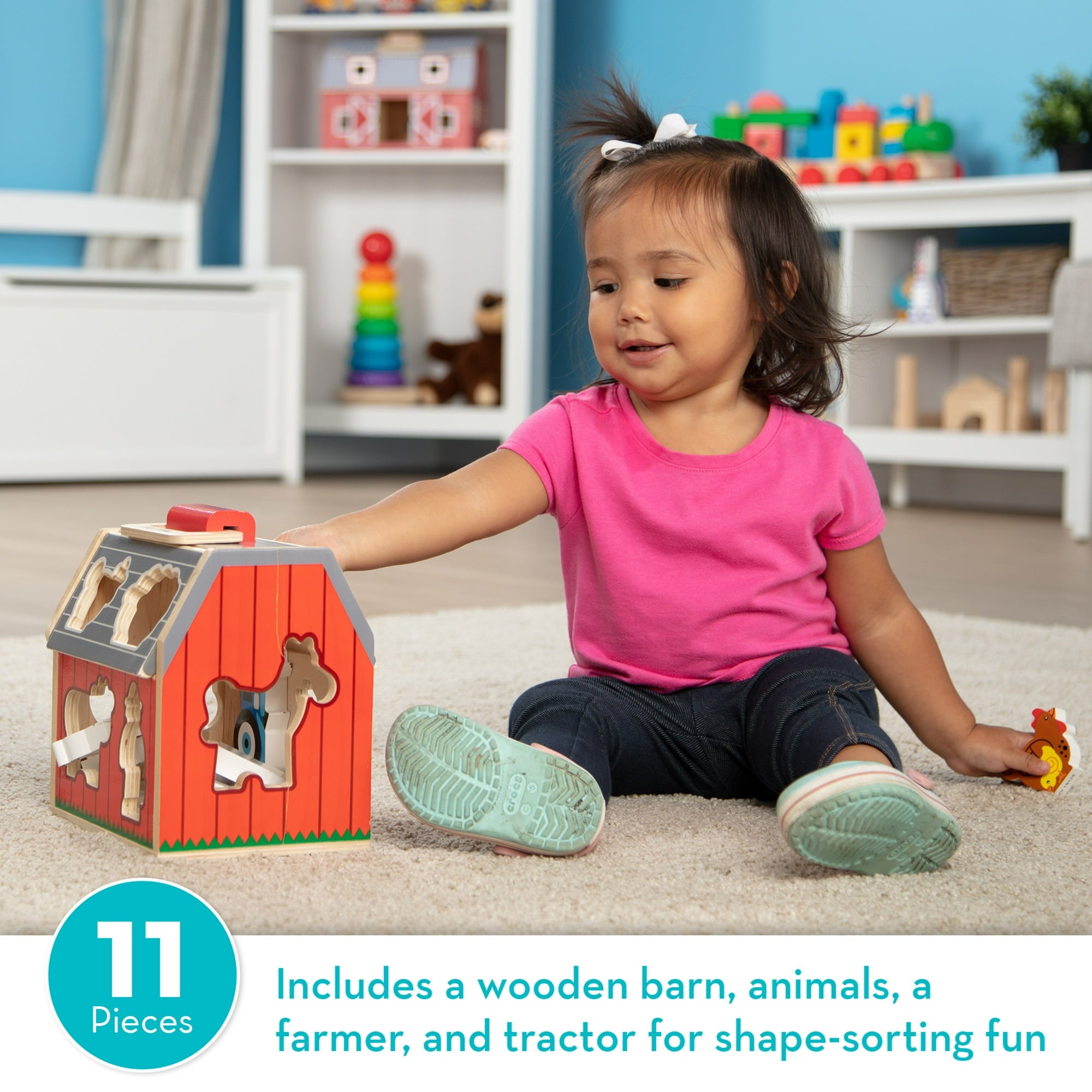Melissa & Doug Take Along Sorting Barn Farm