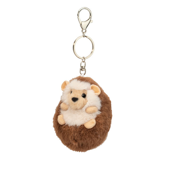 Douglas Spunky Hedgehog Plush Bag Charm 3-Inch Keychain