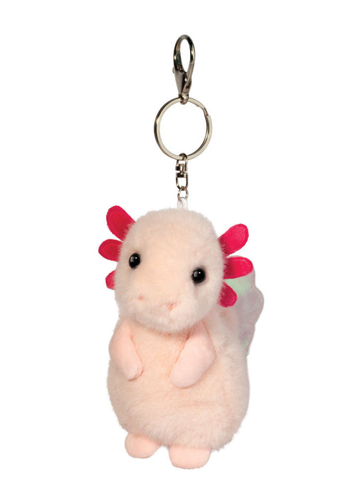 Douglas Axolotl Plush Bag Charm Miniature Stuffed Animal