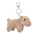 Douglas Soft Hippo Plush Bag Charm 6-Inch Stuffed Animal Keychain