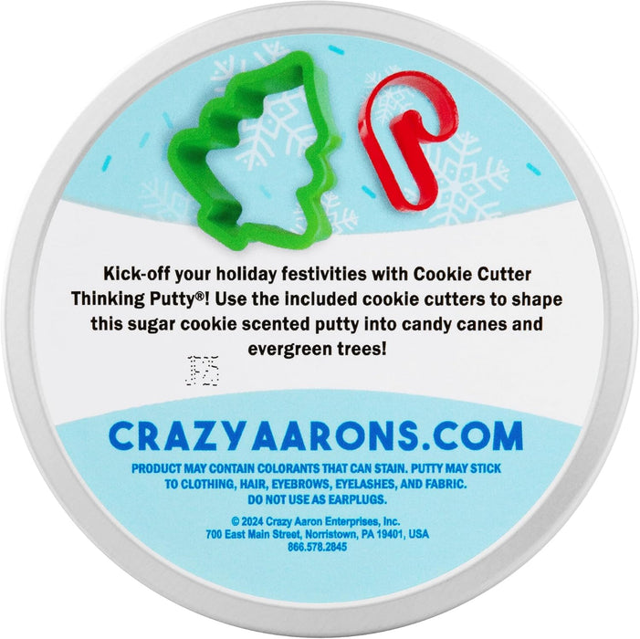 Crazy Aaron's Cookie Cutter Thinking Putty Scented 4-inch Tin