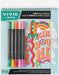 Brea Reese Vivid Marker Color-By-Number Kit Good Vibes