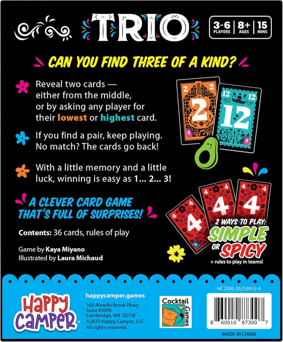 Happy Camper - Trio | Hottest New Family Game