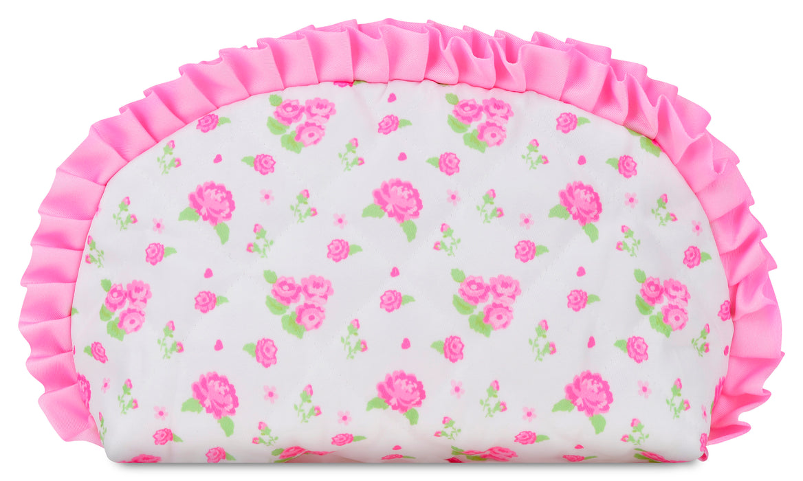 Pretty in Pink Oval Cosmetic Bag