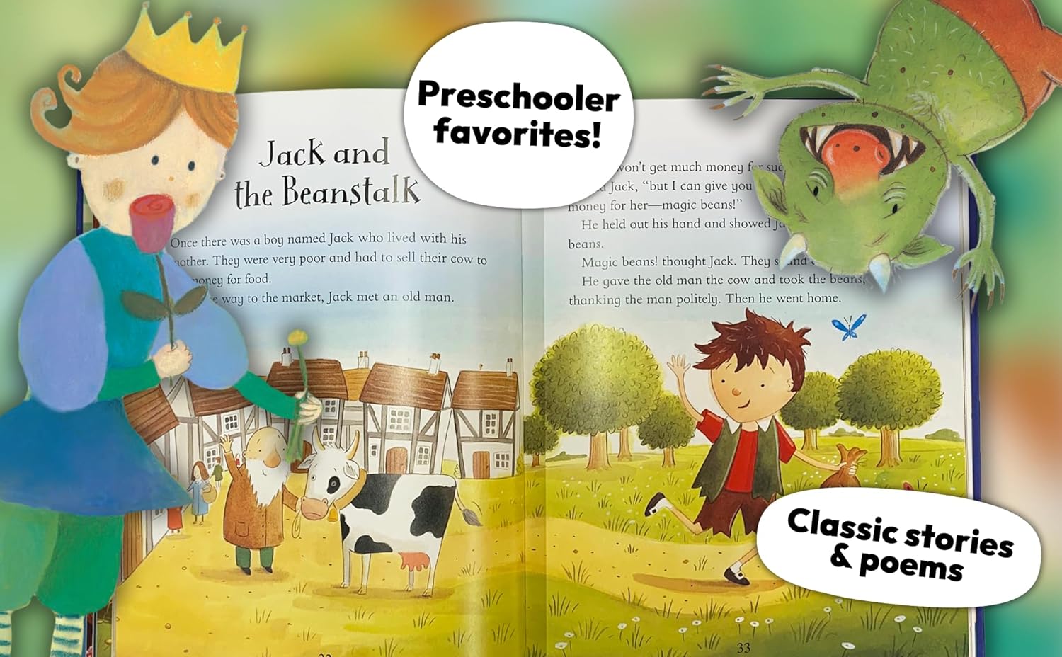 Enchanting Story Collection for 4-Year-Olds: Classic Fairy Tales & Nursery Rhymes Hardcover