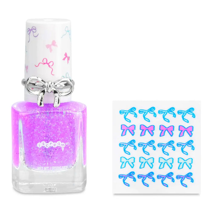 Fancy Bows Nail Polish  & Ring Set