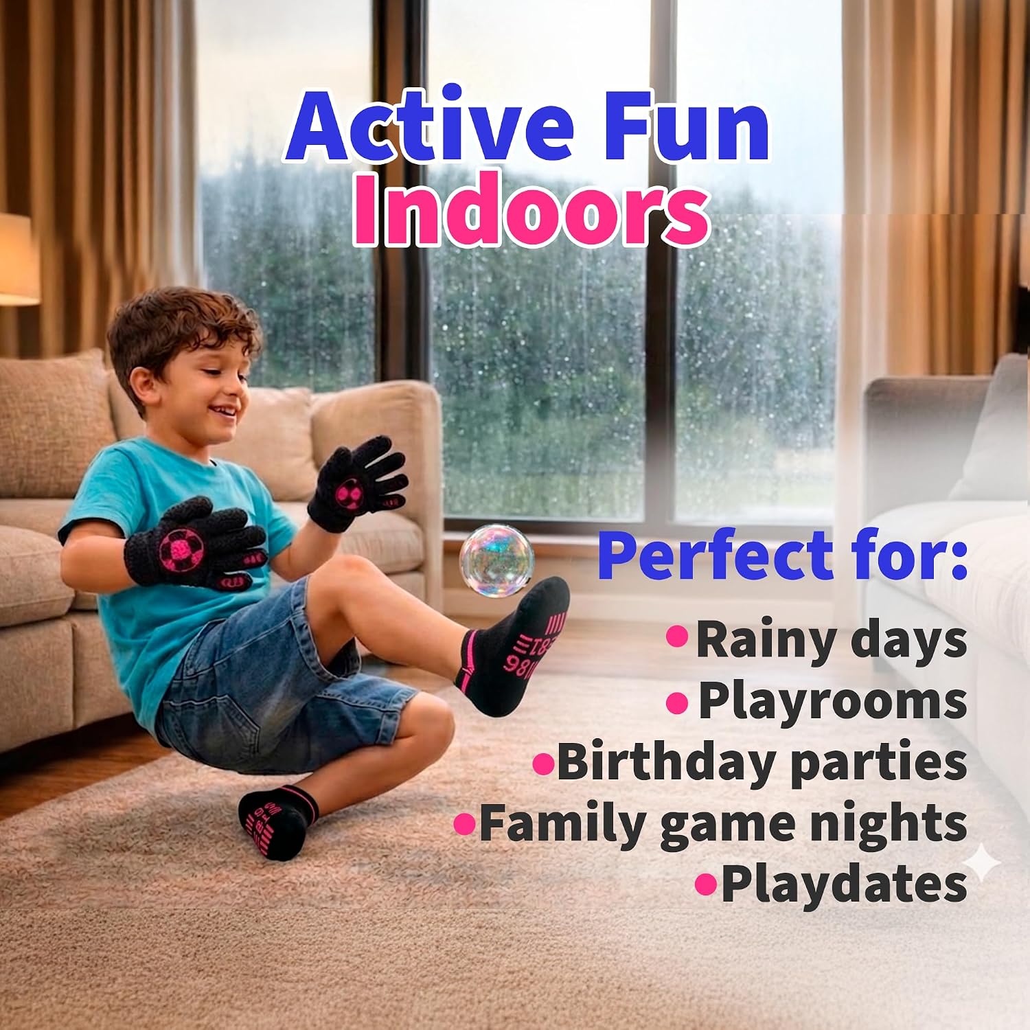 Bubble Goalz Bubbles You Can  Kick & Catch!