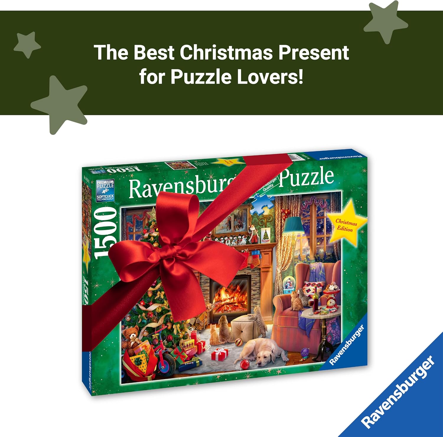 Ravensburger Christmas Parade 500 Piece Jigsaw Puzzle, Enjoy Festive Holiday Fun