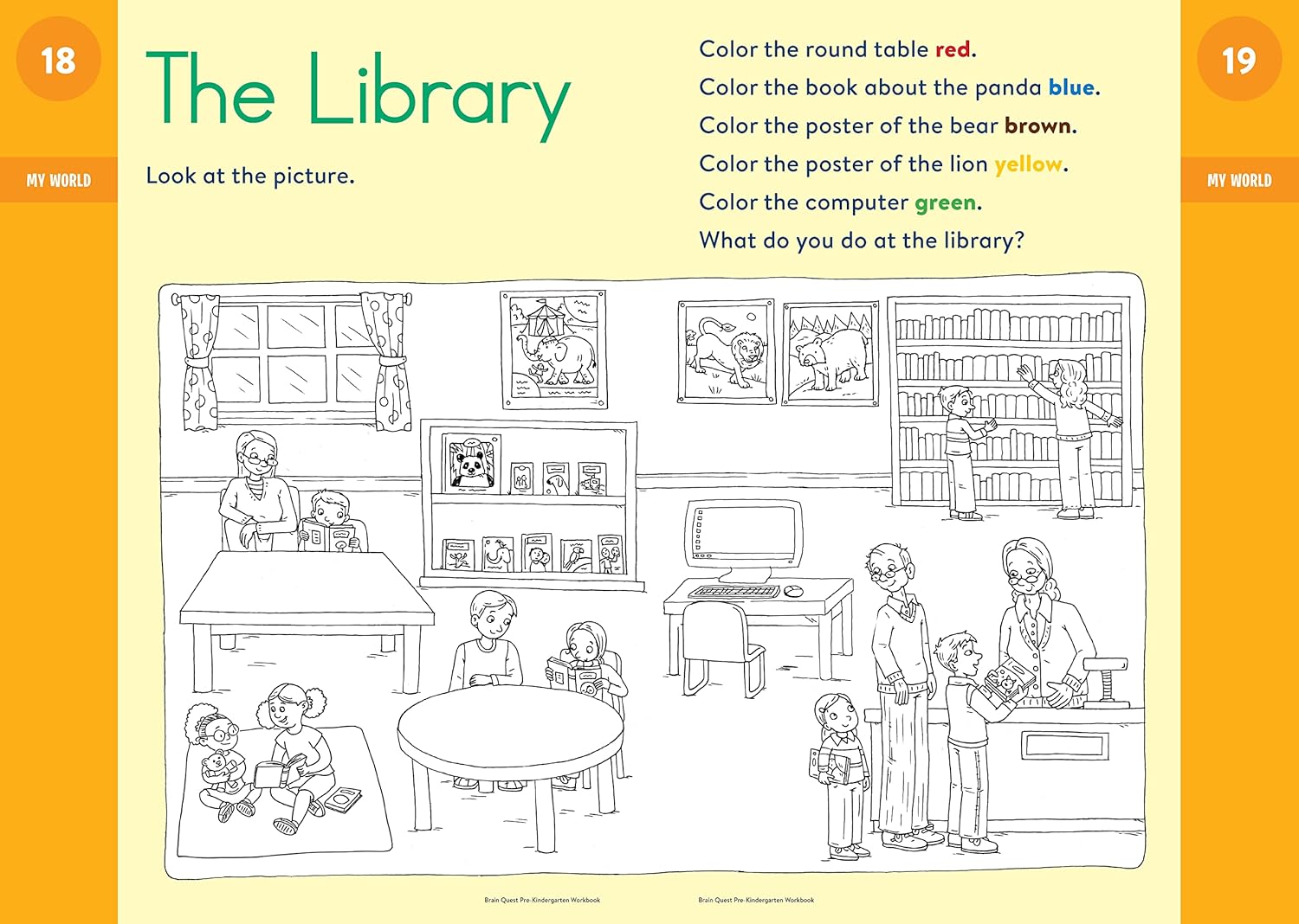 Brain Quest Workbook: Pre-K Revised Edition