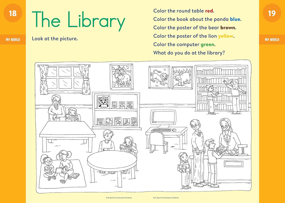 Brain Quest Workbook: Pre-K Revised Edition