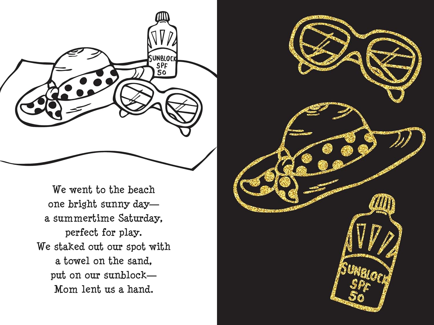 At the Beach Scratch and Sketch Book