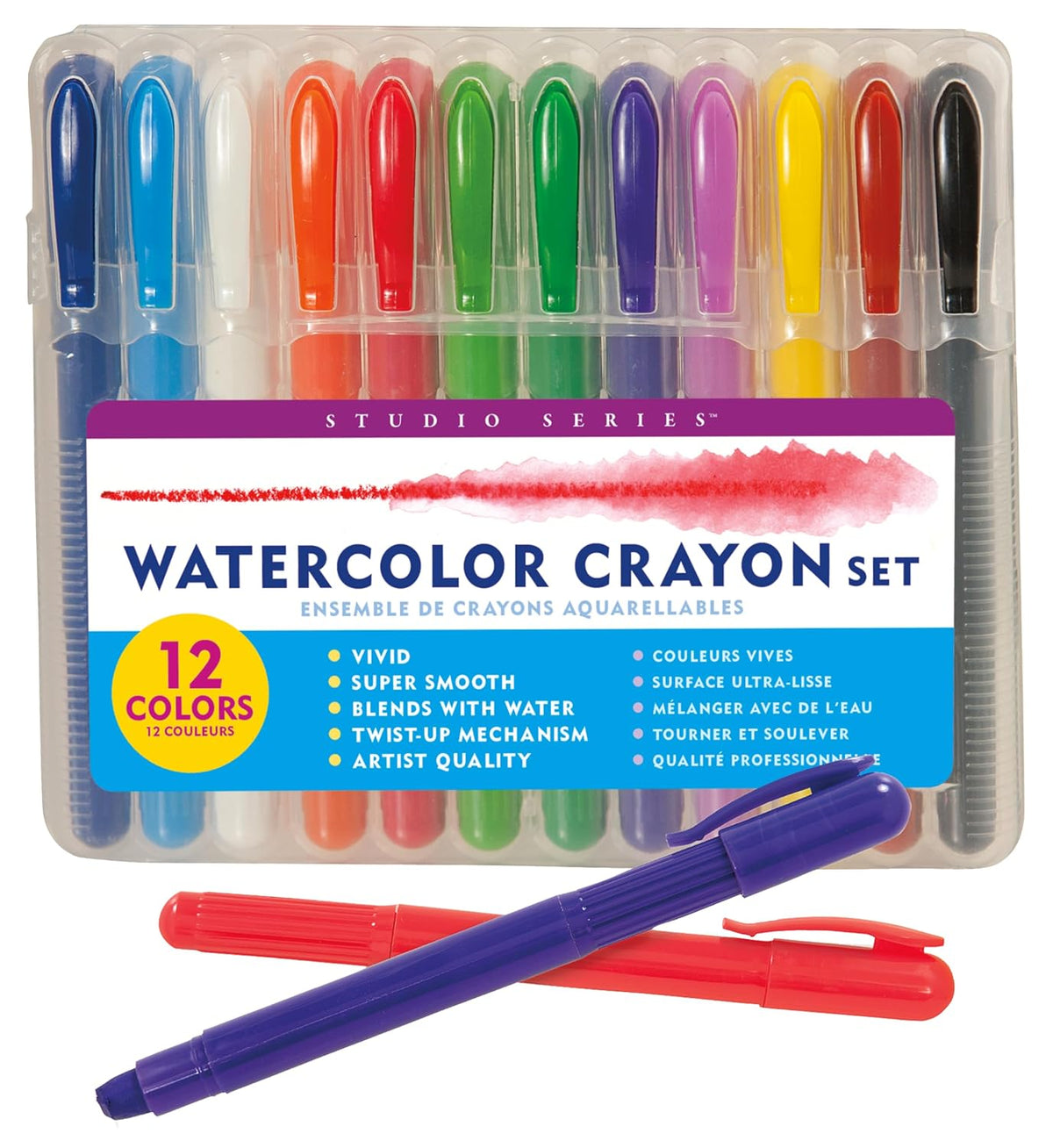 Peter Pauper Press Studio Series Watercolor Crayon Set