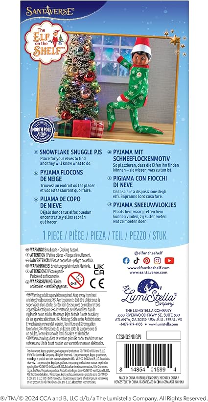 The Elf on the Shelf Claus Couture Snowflake Snuggle Onesie PJs