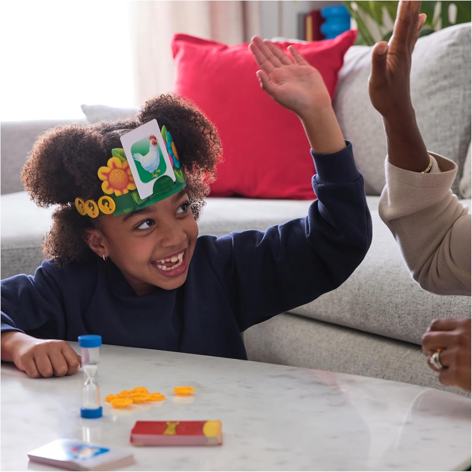 Hedbanz 2023 Edition: Ultimate Family Picture Guessing Board Game, New Cards