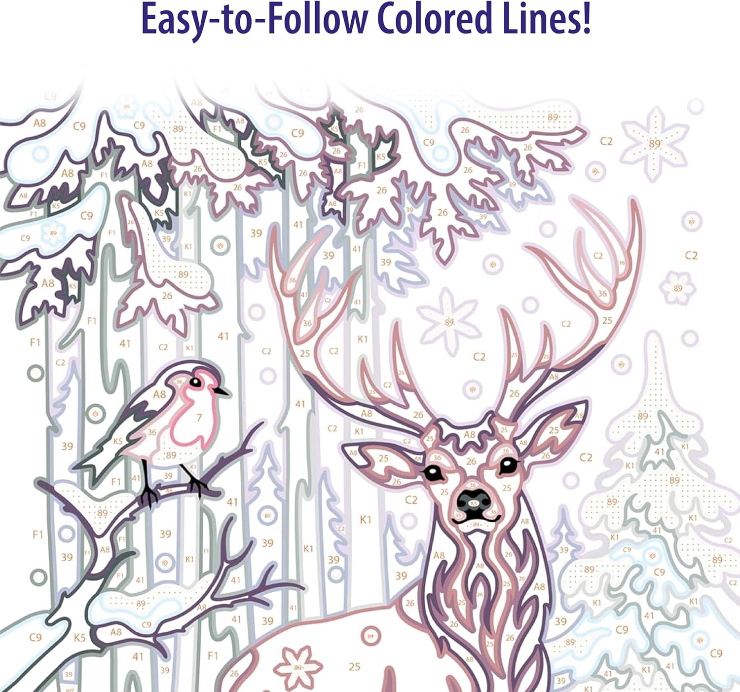 Ravensburger CreArt Night Before Christmas Paint Kit - Festive Santa Sleigh Reindeer Scene