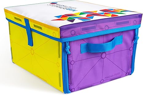 Magna Tiles Storage Bin & Interactive Play Mat