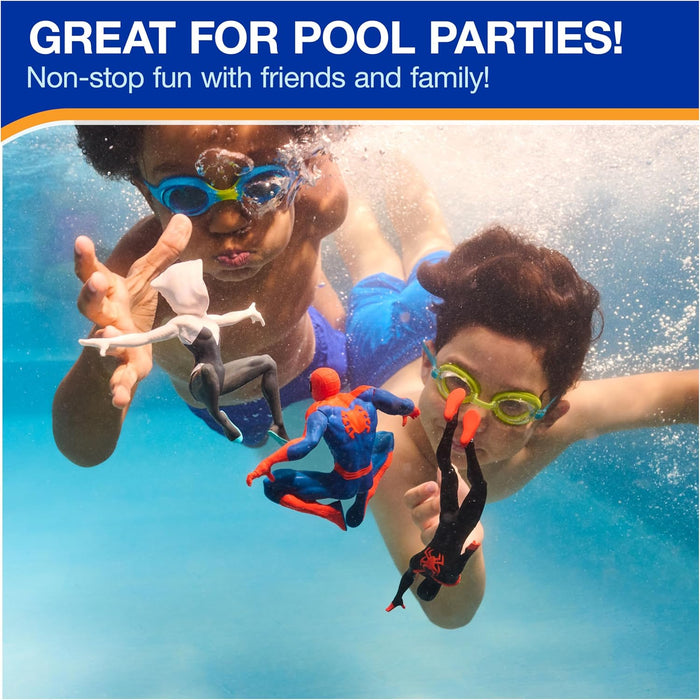 SwimWays Marvel Spider-Man Dive Characters Pool Toy 3-Pack