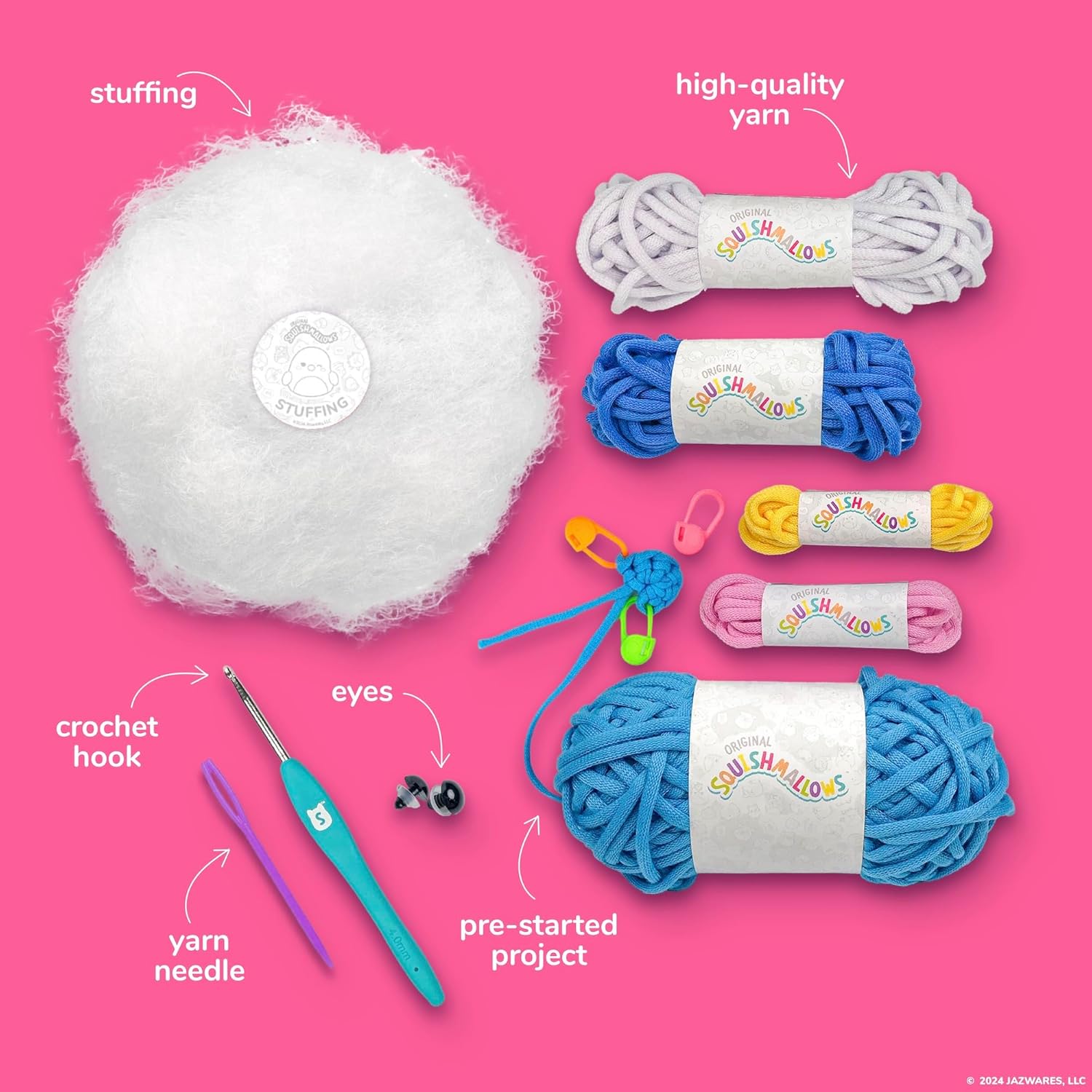 Squishmallows Crochet Kit: Bebe