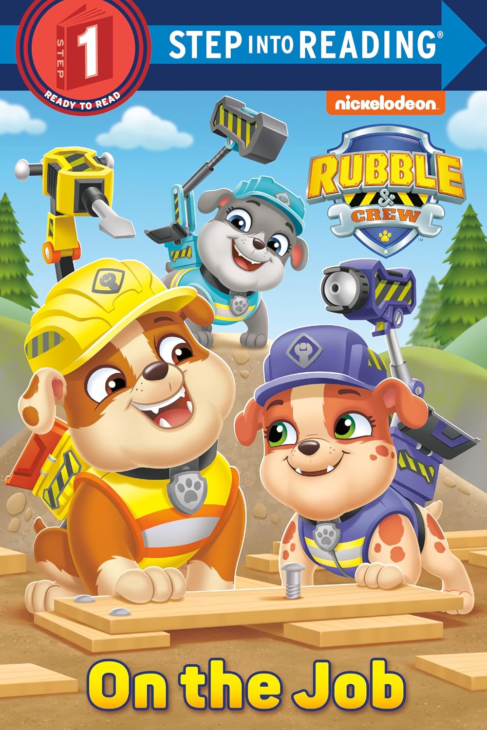 PAW Patrol Rubble & Crew 'On the Job' Beginner Reader Book for Kids