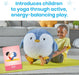 hand2mind Penguin BubblePlush 15in Yoga Ball Toy