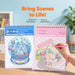DIY 3D Sticker Scene Book: Reusable House & Landscape Therapy for Relaxation