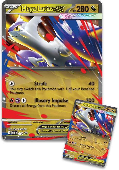 Mega Latias ex Box: Powerful Dragon Pokémon TCG Collectible Set with Promos