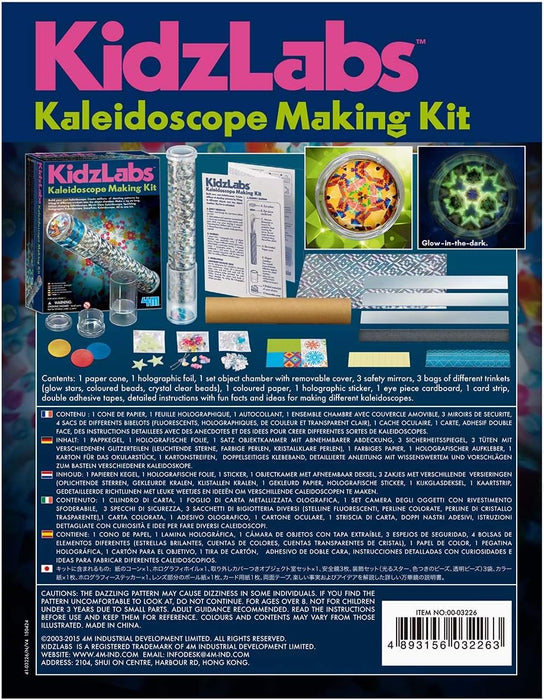 4M Kaleidoscope Making Kit STEM Optical Science Craft Toy