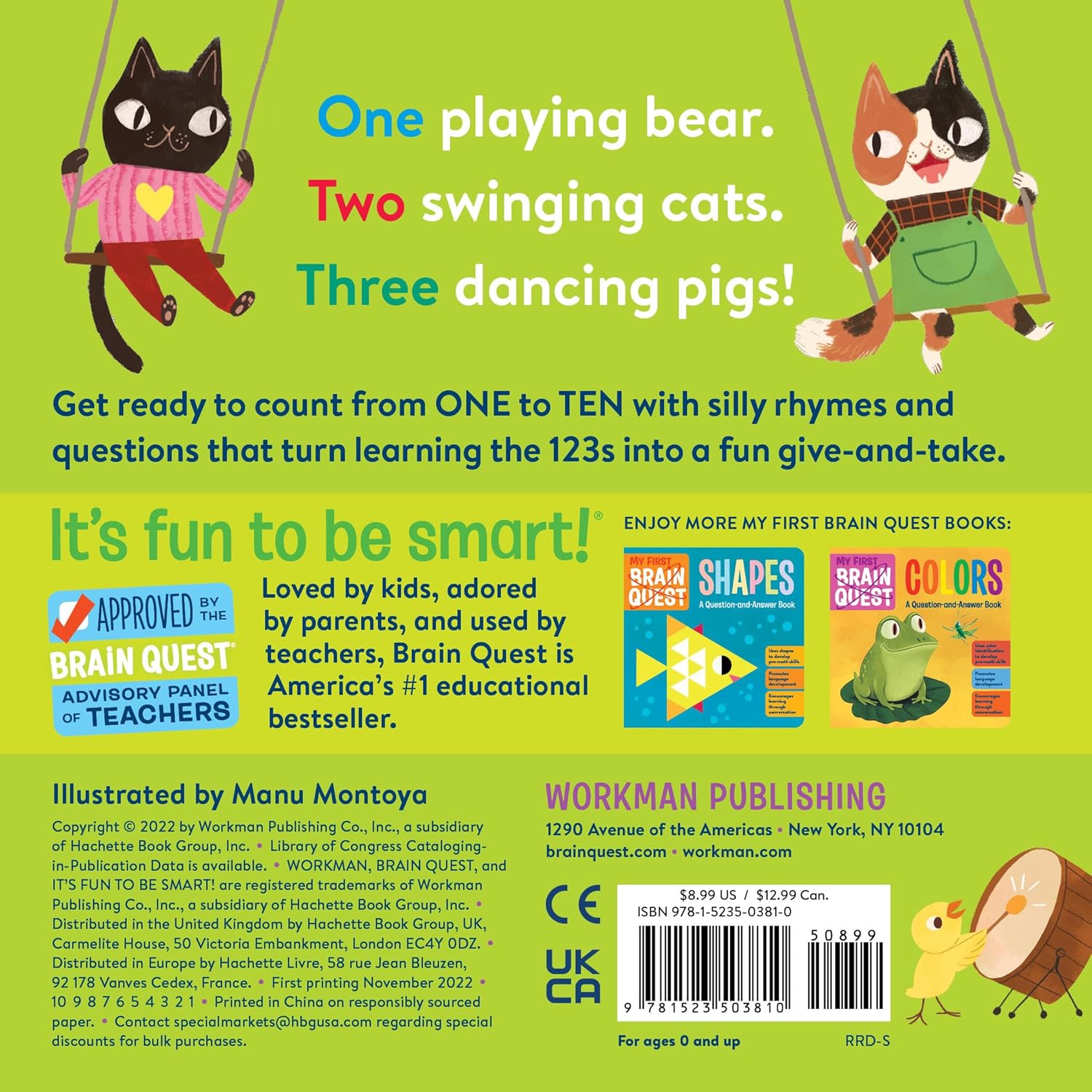 My First Brain Quest 123s: A Question-and-Answer Book