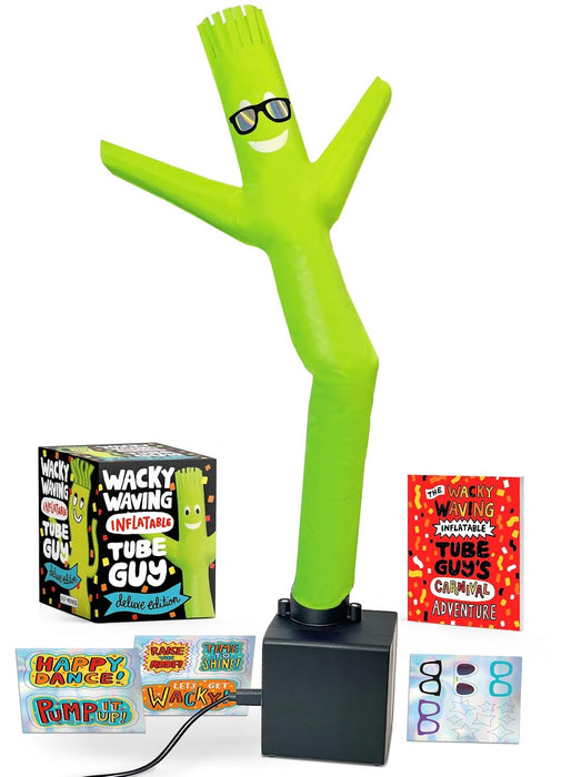 Deluxe Miniature Wacky Waving Inflatable Tube Guy USB Powered with Fun Stickers
