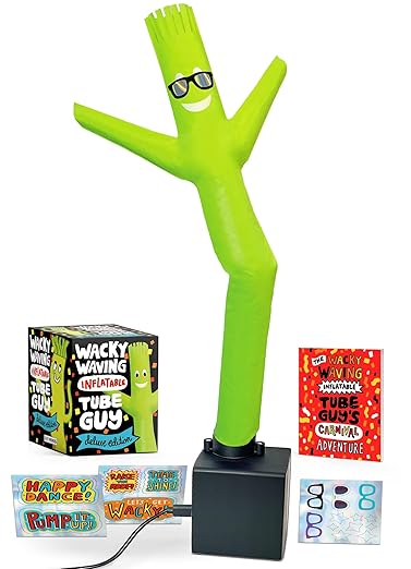 Deluxe Miniature Wacky Waving Inflatable Tube Guy USB Powered with Fun Stickers