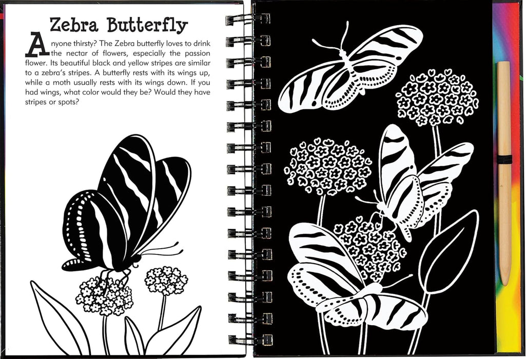 Butterflies and Friends Scratch and Sketch Book