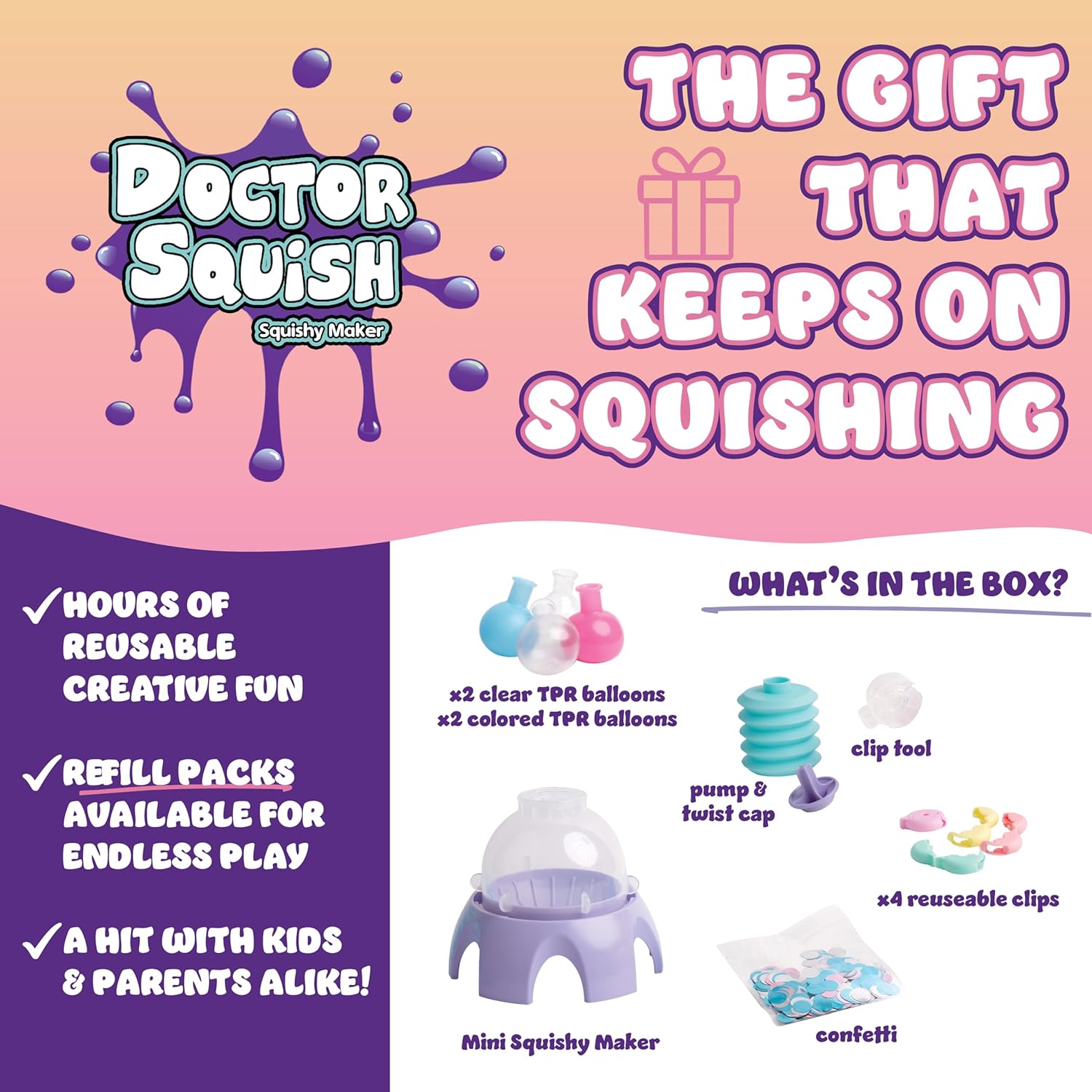 Doctor Squish Mini Squishy Maker Activity Kit