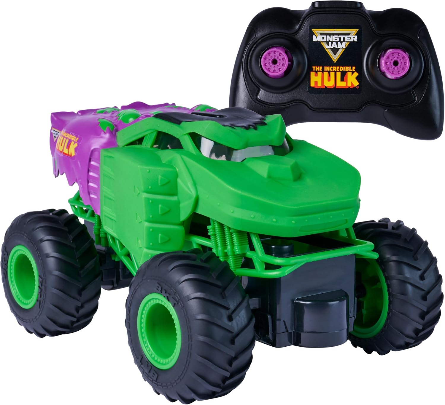 Monster Jam Marvel Hulk RC Monster Truck 1:24 Scale Remote Control Toy