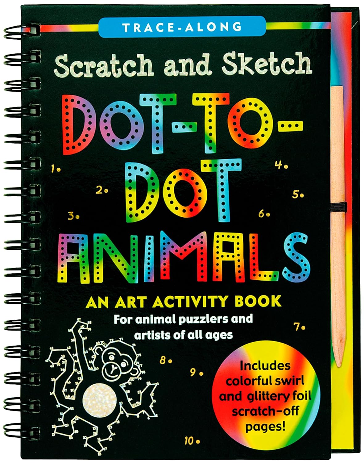 Dot to Dot Animals Scratch and Sketch Book