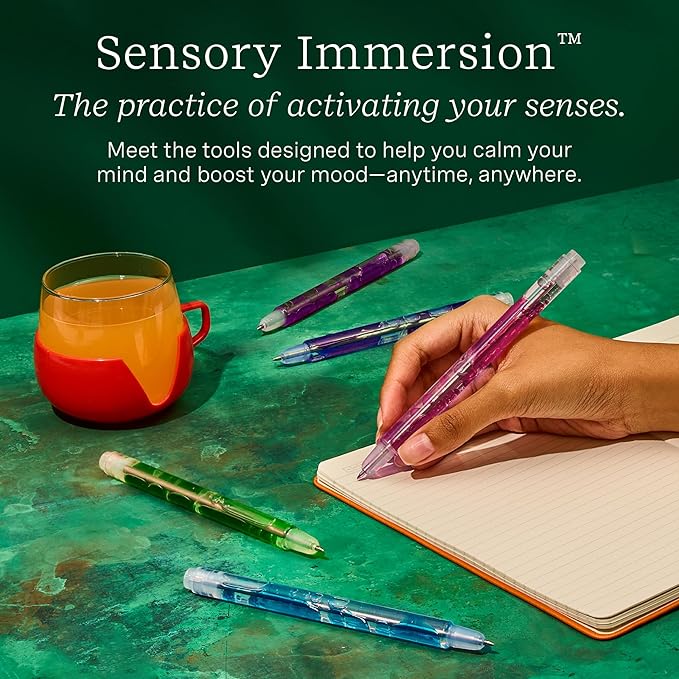 Scented Lava Gel Pen Set 5pk Brights