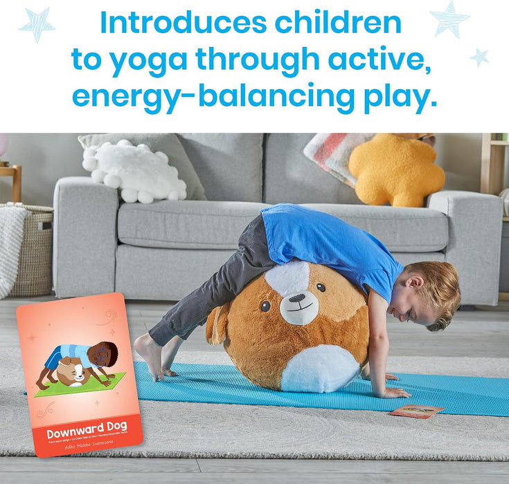 hand2mind Puppy BubblePlush 15in Yoga Ball Toy