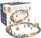 Speedy Monkey Multi-Activity Wooden Railway Set for Toddlers
