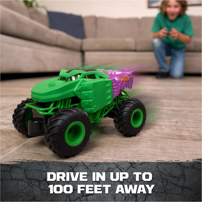 Monster Jam Marvel Hulk RC Monster Truck 1:24 Scale Remote Control Toy