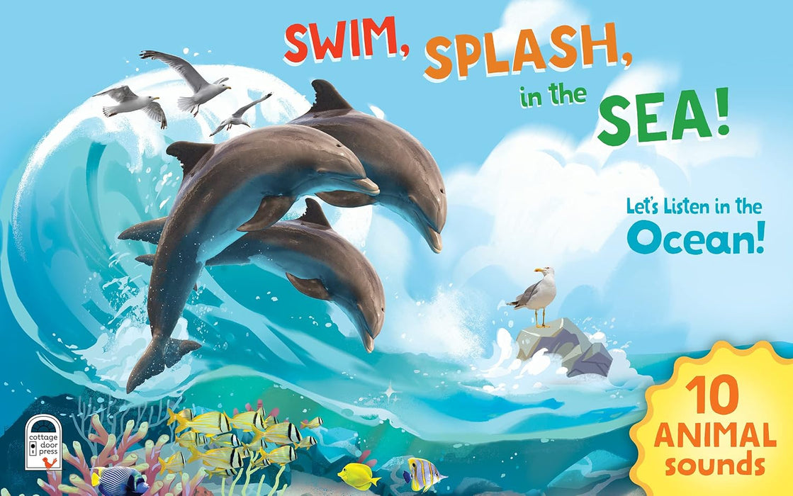 Swim and Splash in the Sea 10-Button Interactive Sound Book
