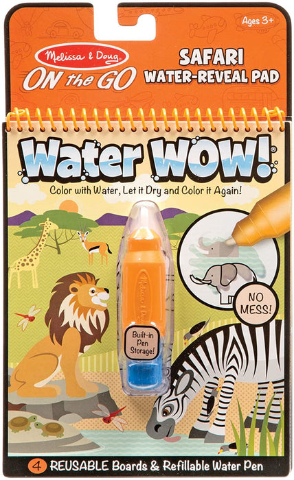 Water Wow! Reusable Water-Reveal Activity Pad - Safari