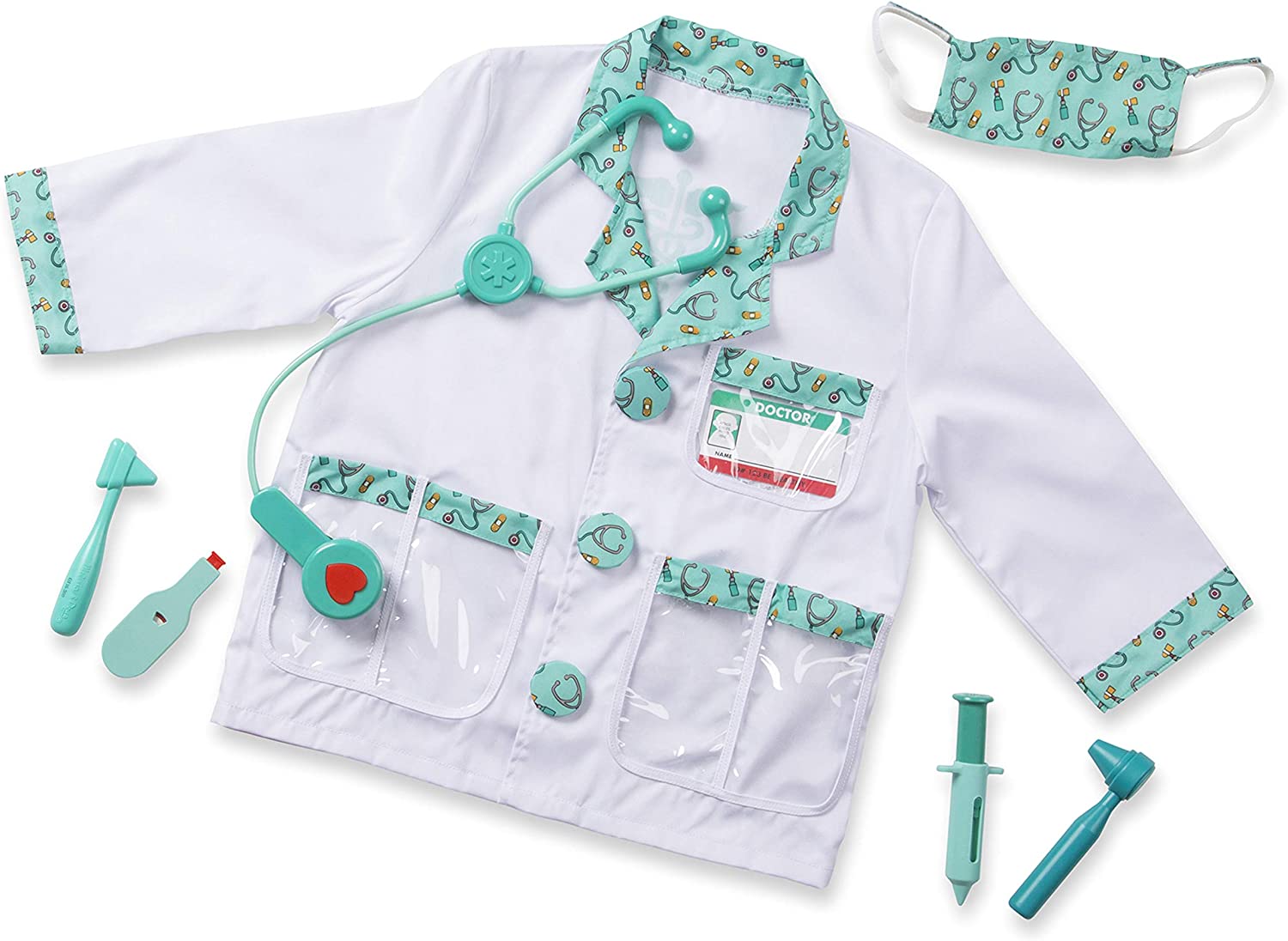 Doctor Role Play Costume Dress-Up Set